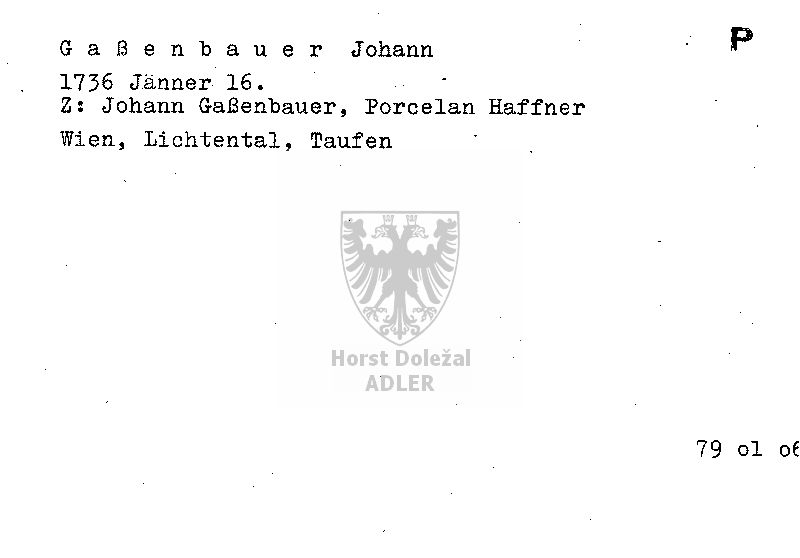 Gaßenbauer Johann