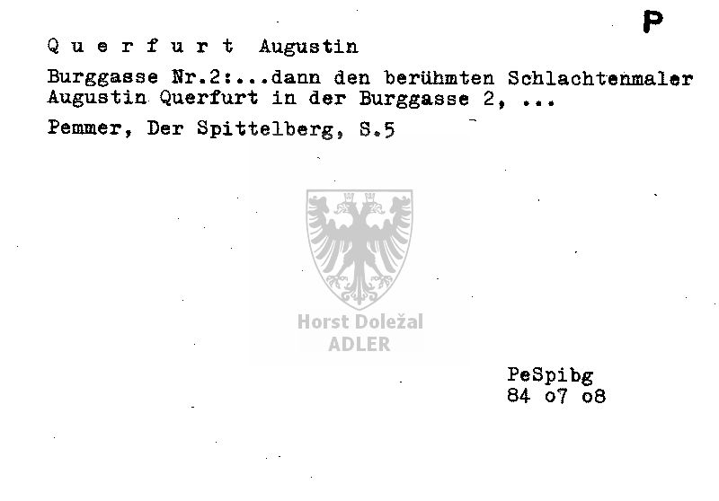 Querfurt Augustin