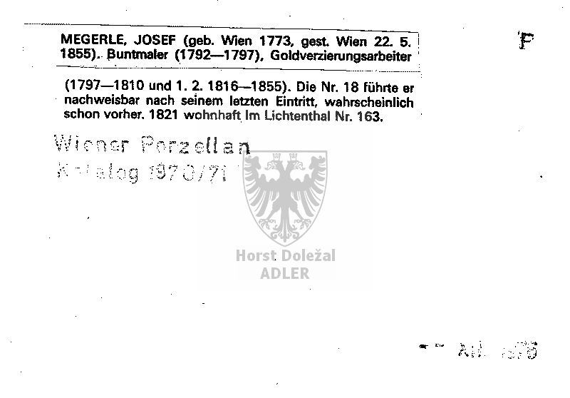 Megerle Josef