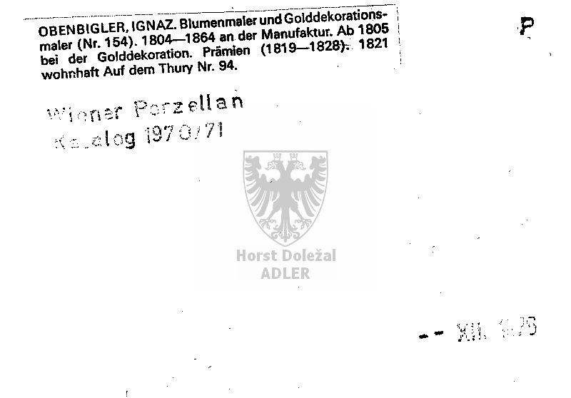 Obenbigler Ignaz