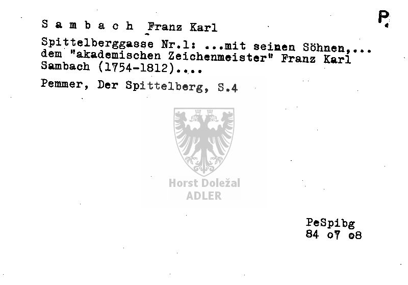 Sambach Franz Karl