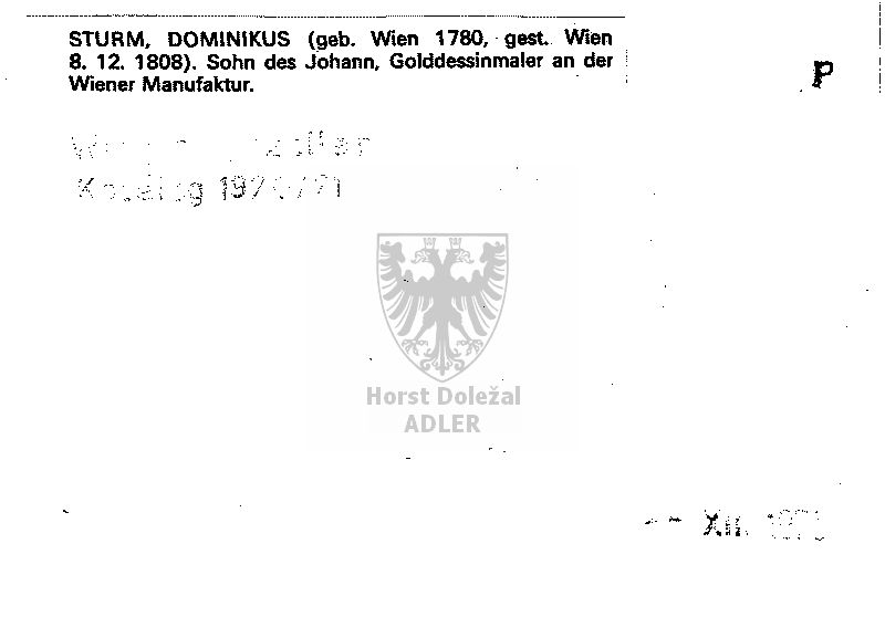 Sturm Dominikus
