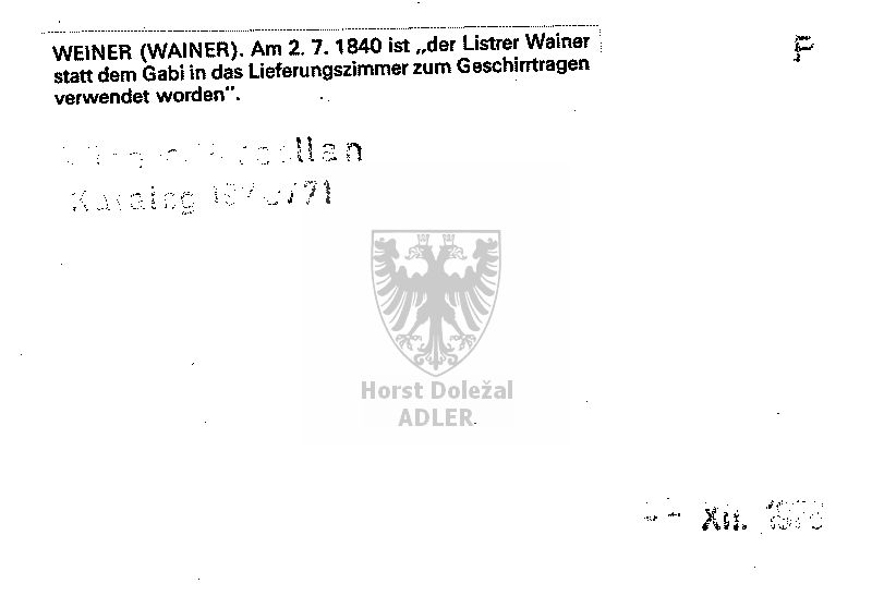 Weiner (Wainer)