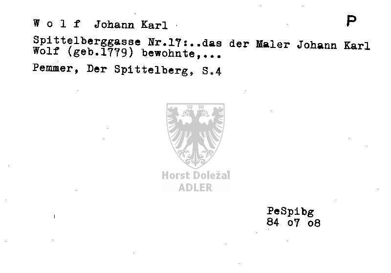 Wolf Johann Karl