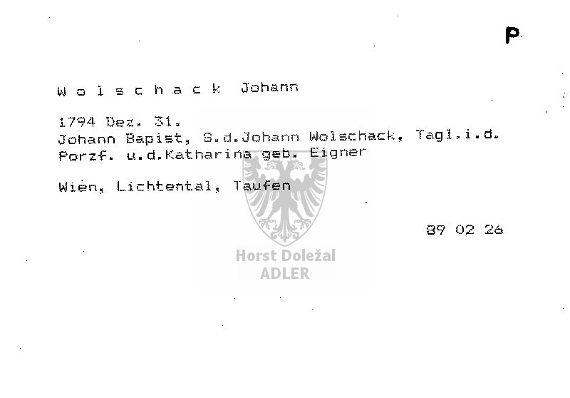 Wolschack Johann