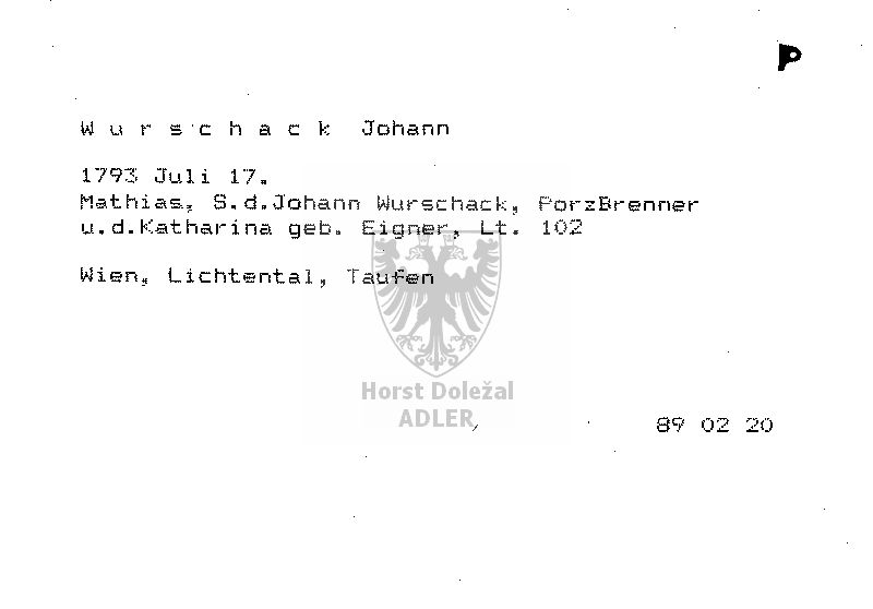 Wurschack Johann