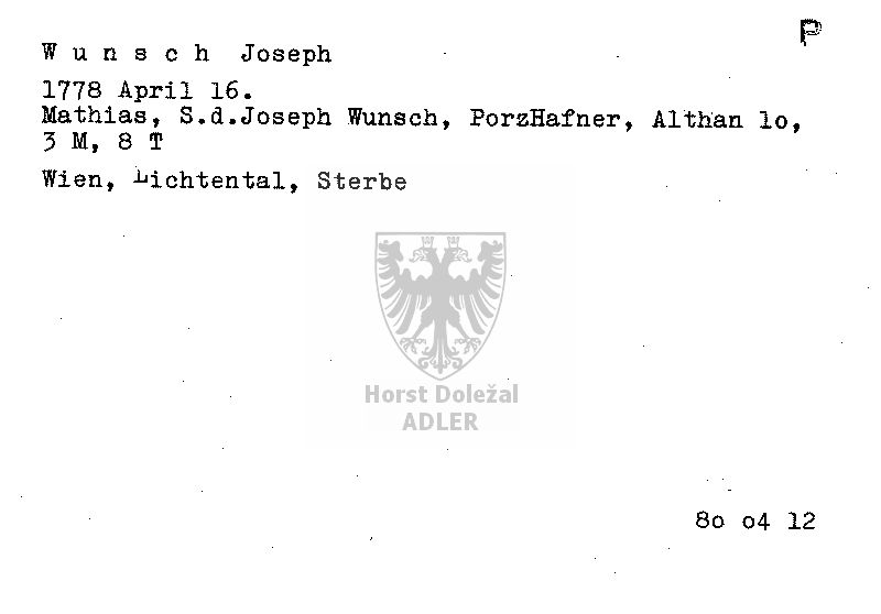 Wunsch Joseph