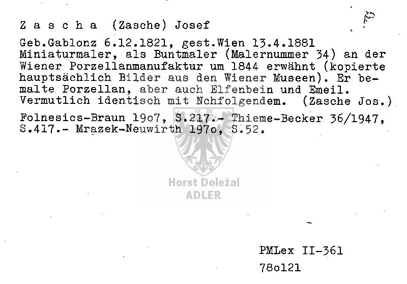 Zascha (Zasche) Joseph