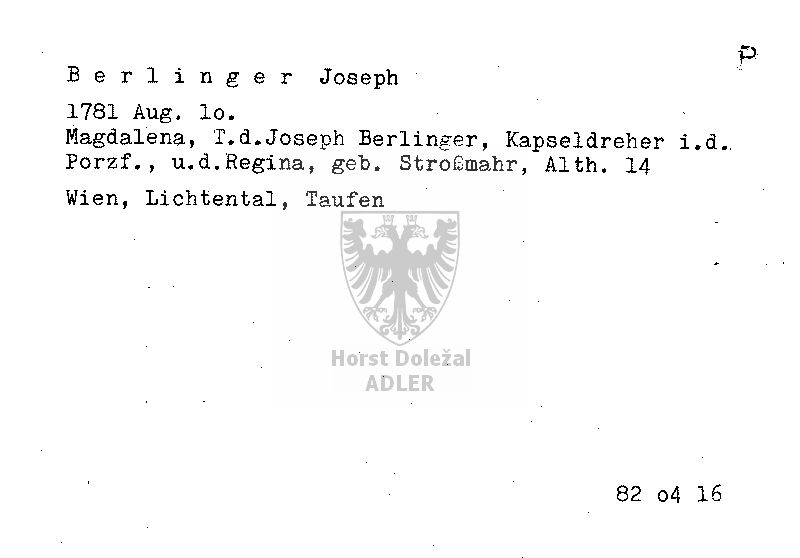 Berlinger Joseph