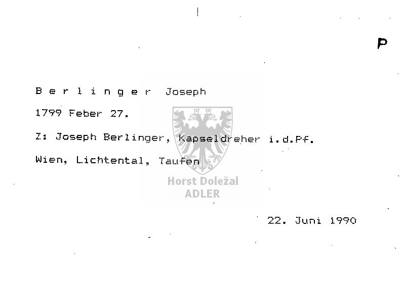 Berlinger Joseph