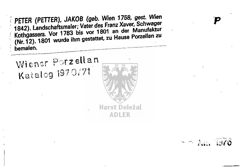 Peter (Petter) Jakob