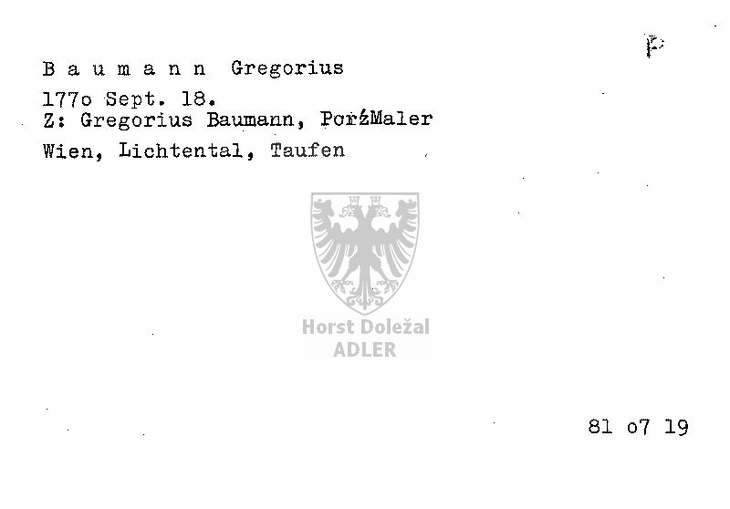 Baumann Gregorius