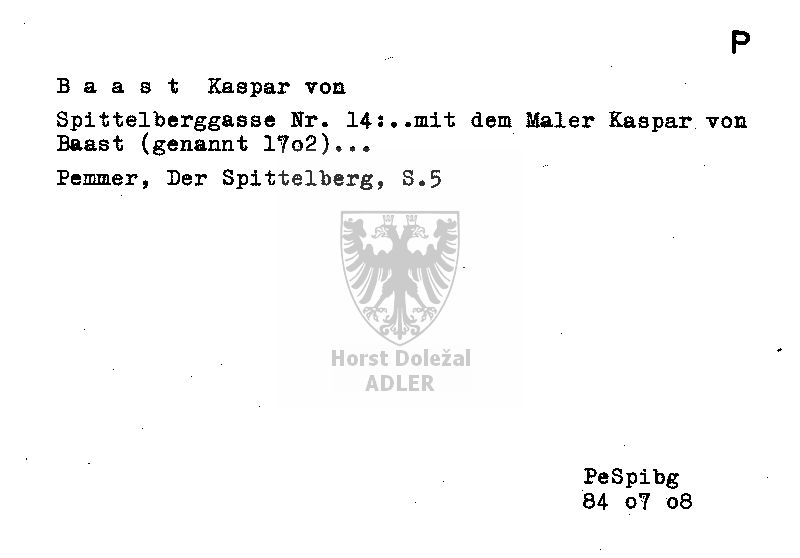 Baast Kaspar von