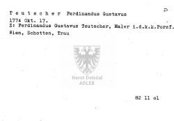 Teutscher Ferdinandus Gustavus