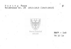 Döring Franz, Weißdreher (Nr. 28)