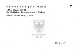 Fehenberger Mathias