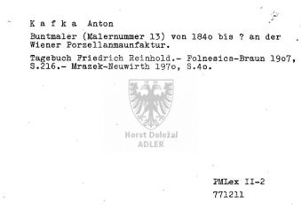 Kafka Anton, Buntmaler