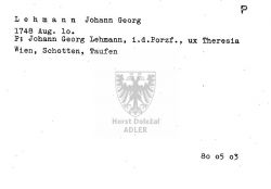 Lehmann Johann Georg