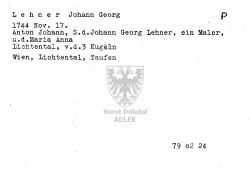 Lehner Johann Georg