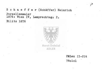 Schaeffer (Schäffer) Heinrich
