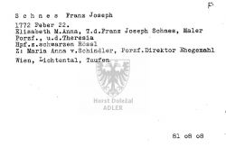 Schnes Franz Joseph