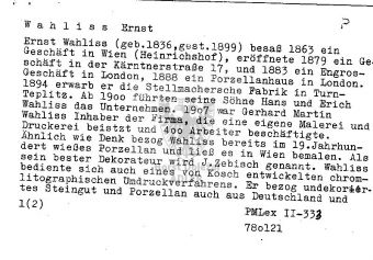 Wahliss Ernst