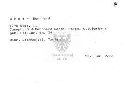 Weber Bernhard