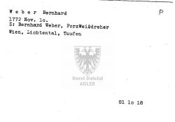 Weber Bernhard