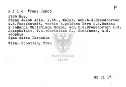 Adie Franz Jakob, Maler