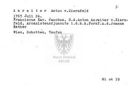 Anreiter Anton von Ziernfeld, Arcanist Adjunct