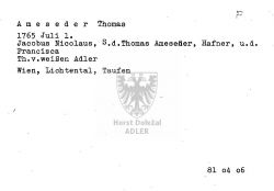 Ameseder Thomas, Hafner