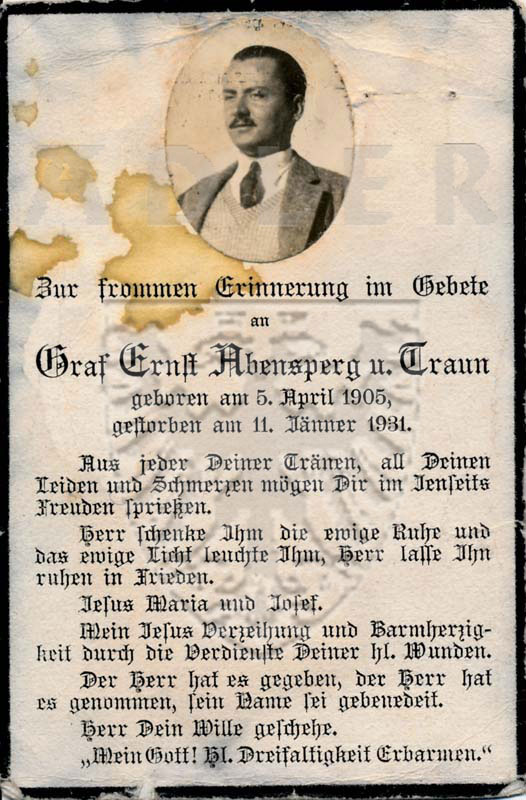 Ernst von Abensperg und Traun