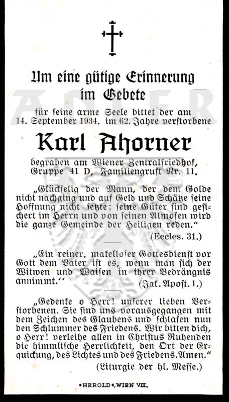 Ahorner, Karl