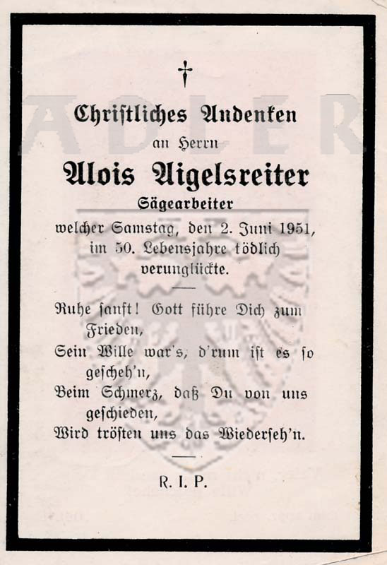 Aigelsreiter, Alois