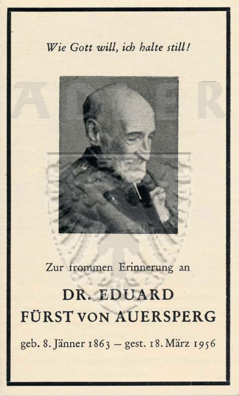 Dr. Eduard Severin Maria von Auersperg