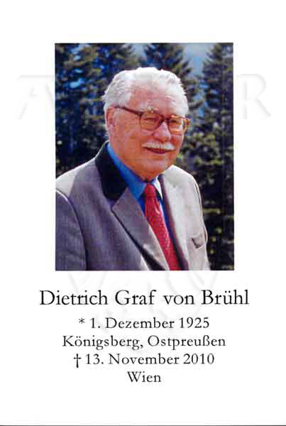 Brühl, Dietrich Graf von