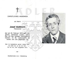 Aichhorn, Josef,
+23 FEB 1979 (54)