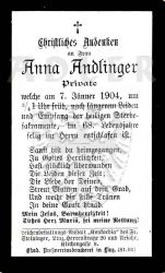 Andlinger, Anna,
+07 JAN 1904 (67)