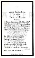 Auer, Franz
Rentner
+13 MAY 1967 (60)