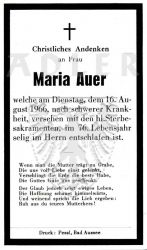 Auer, Maria
+16 AUG 1966 (75)