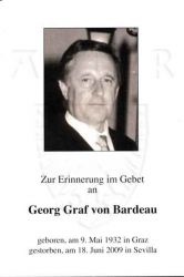 Bardeau, Georg Graf von