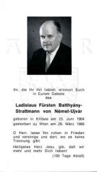 Batthyány-Strattmann von Német-Ujvár, Ladislaus Fürst