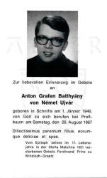 Batthyány von Német Ujvár, Anton Graf