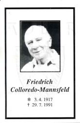 Colloredo-Mannsfeld, Friedrich