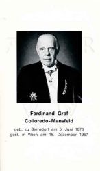 Colloredo-Mansfeld, Ferdinand Graf