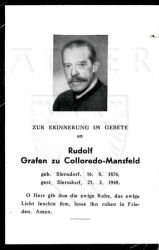 Colloredo-Mansfeld, Rudolf Graf zu