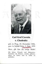 Czernin von Chudenitz, Carl Graf