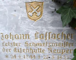 Berufliches Symbol-Bergbau