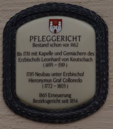 Pfleggericht; Keutschach; Colloredo