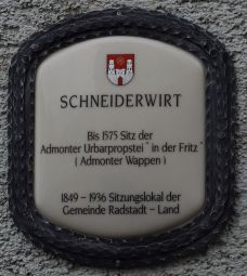 Schneiderwirt; Urbarpropstei